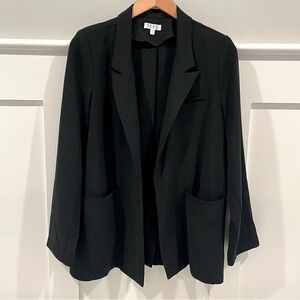 TCEC Black Open Blazer Jacket Large